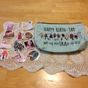 Swiftie Alert Bundle deal, makeup bag and stickers, new items
